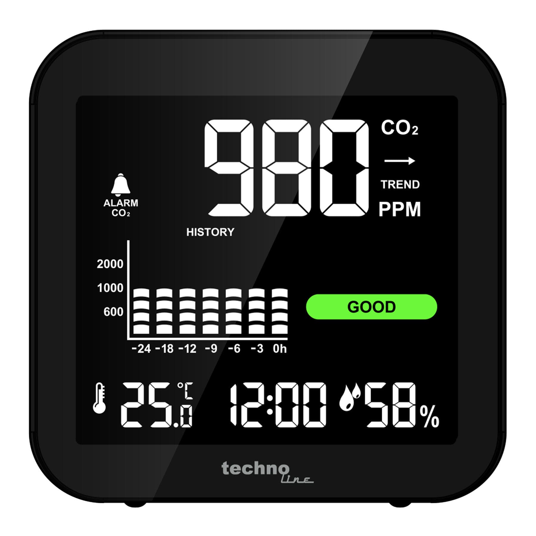 Метеостанція Technoline WL1025 Black (WL1025) — 8