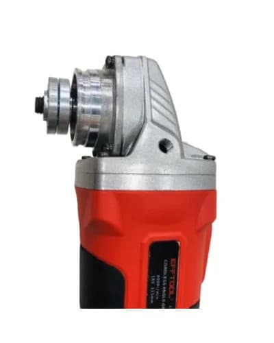 Акумуляторна кутова шліфмашина RED 48V MA798 червона • Болгарка на акумуляторі з 2 батареями, кейсом і комплектом для різання та шліфування — 4