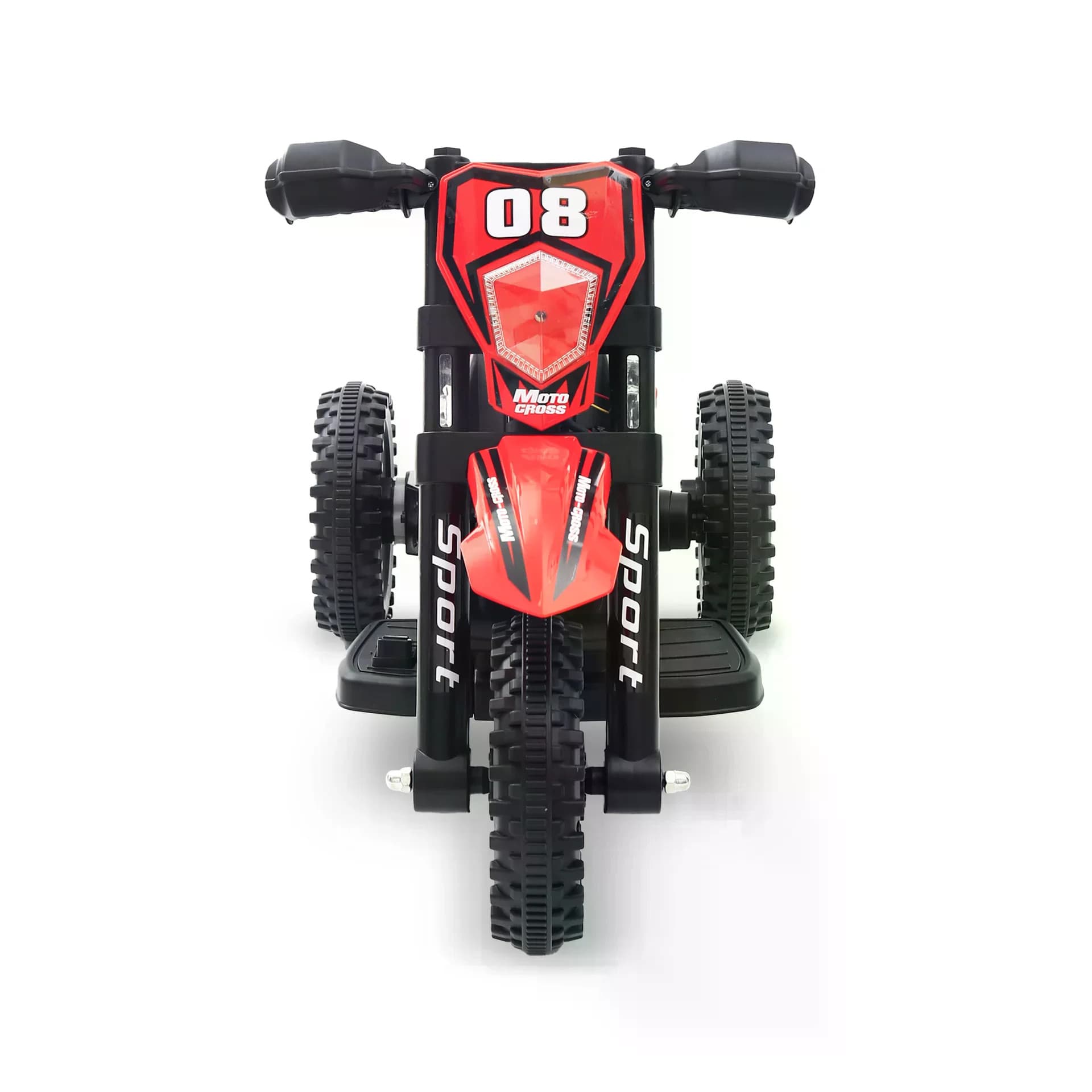 Дитячий електромотоцикл Cool Mountain 26X-130 червоний з LED і музикою • Дитячий електричний мотоцикл Cool Mountain 26X-130 з пультом, USB та акумулятором червоний — 3
