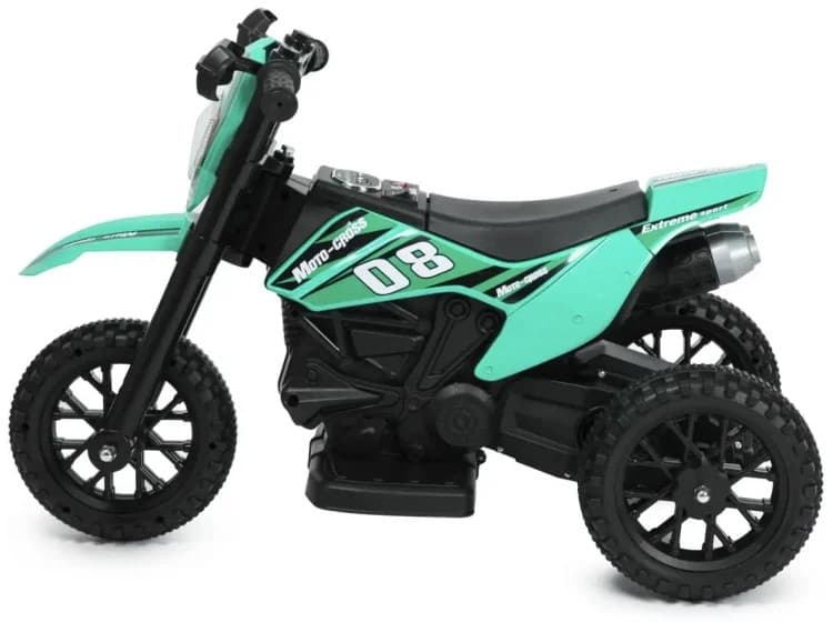 Дитячий електромотоцикл Cool Mountain 26X-130 зелений з LED і музикою • Дитячий електричний мотоцикл Cool Mountain 26X-130 з пультом, USB та акумулятором зелений — 2