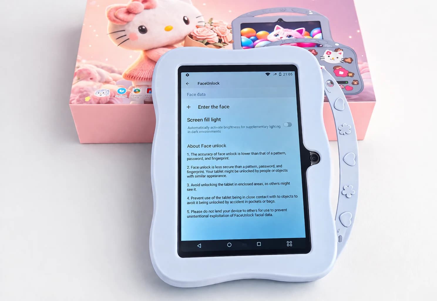Дитячий планшет G123 Hello Kitty з Wi-Fi на Android 7 дюймів • Дитячий Android планшет для ігор, навчання, мультфільмів і подарунка дівчинці — 6