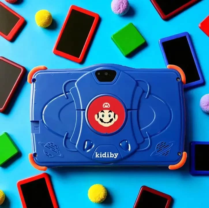 Дитячий планшет Kidiby K85 у прогумованій кришці з Wi-Fi на Android 7 дюймів • Дитячий Android планшет у захисному чохлі для ігор, навчання, мультфільмів і подарунка дитині — 4