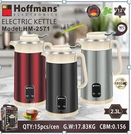 Електрочайник-термос Hoffmans HM-2571 1800 Вт • Електричний чайник 2,3 л із підтриманням температури та колбою з нержавіючої сталі — 2