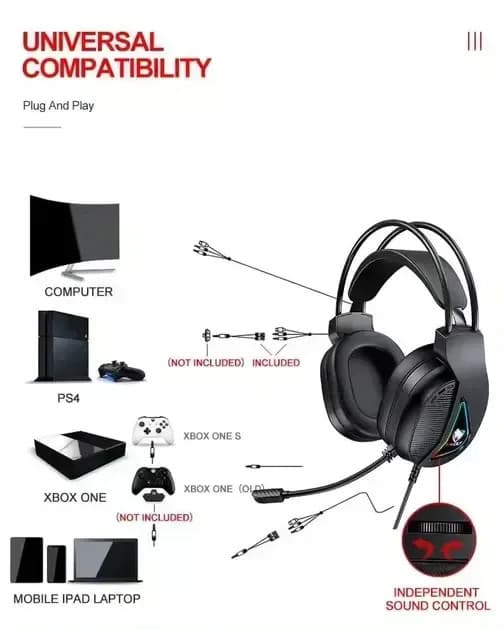 Ігровий комплект Gaming Combo 4-in-1 T-Wolf TF-400 чорний • Геймерський набір клавіатура, миша, навушники та килимок для ПК — 2