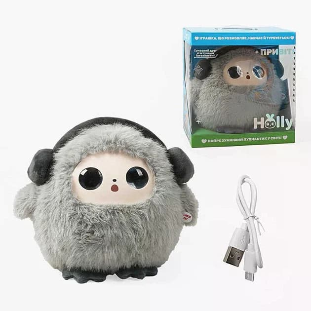 Інтерактивна м’яка іграшка з ШІ AI Smart Plush Toy • Розумна плюшева іграшка-компаньйон з голосовим спілкуванням, Wi-Fi та 40+ мовами — 6