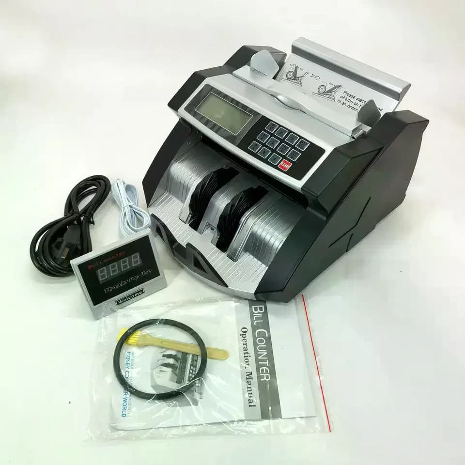Лічильна машинка Bill Counter 2040v UV/MG • Лічильник банкнот з ультрафіолетовою та магнітною детекцією, фасуванням і виносним дисплеєм — 3