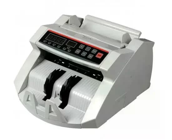 Лічильна машинка MG-2089 біла • Лічильник банкнот Bill Counter 2089 UV/MG з детектором валют, фасуванням і виносним дисплеєм — 4