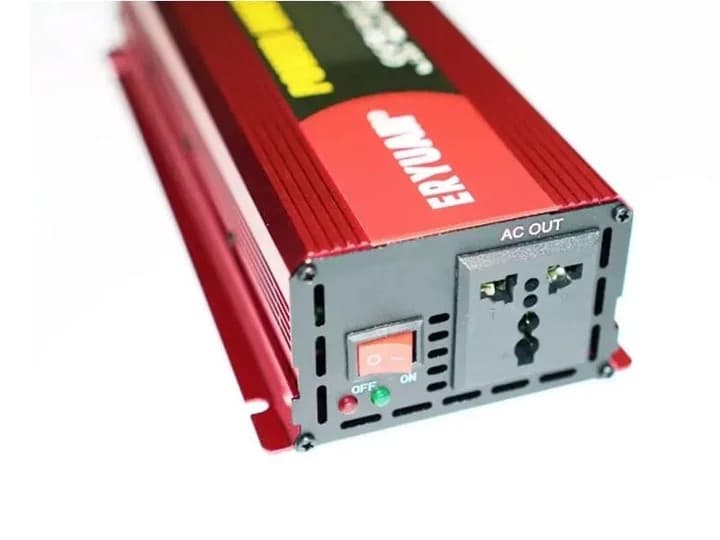 Перетворювач напруги 2600W 12V у 220V з чистою синусоїдою та LCD-дисплеєм • Інвертор для акумулятора, дому, авто та резервного живлення — 2