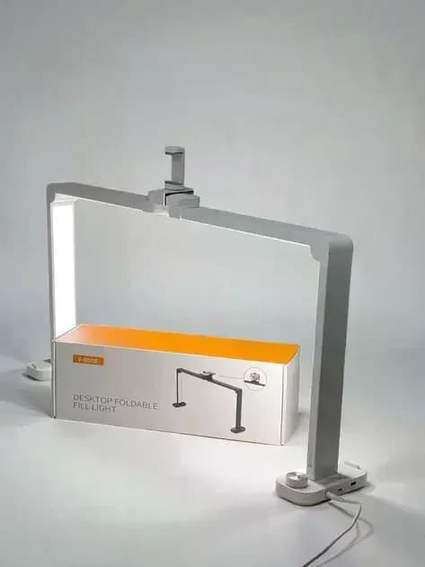 Професійна настільна LED-лампа F-800E 40W біла • Прямокутна лампа для манікюру, робочого столу, салону краси та косметолога 3500Lm — 4