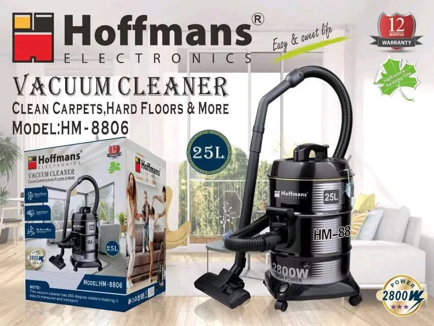 Пилосос Hoffmans HM-8806 25 л • Господарський пилосос 2800 Вт із функцією видування та мийним HEPA-фільтром — 5