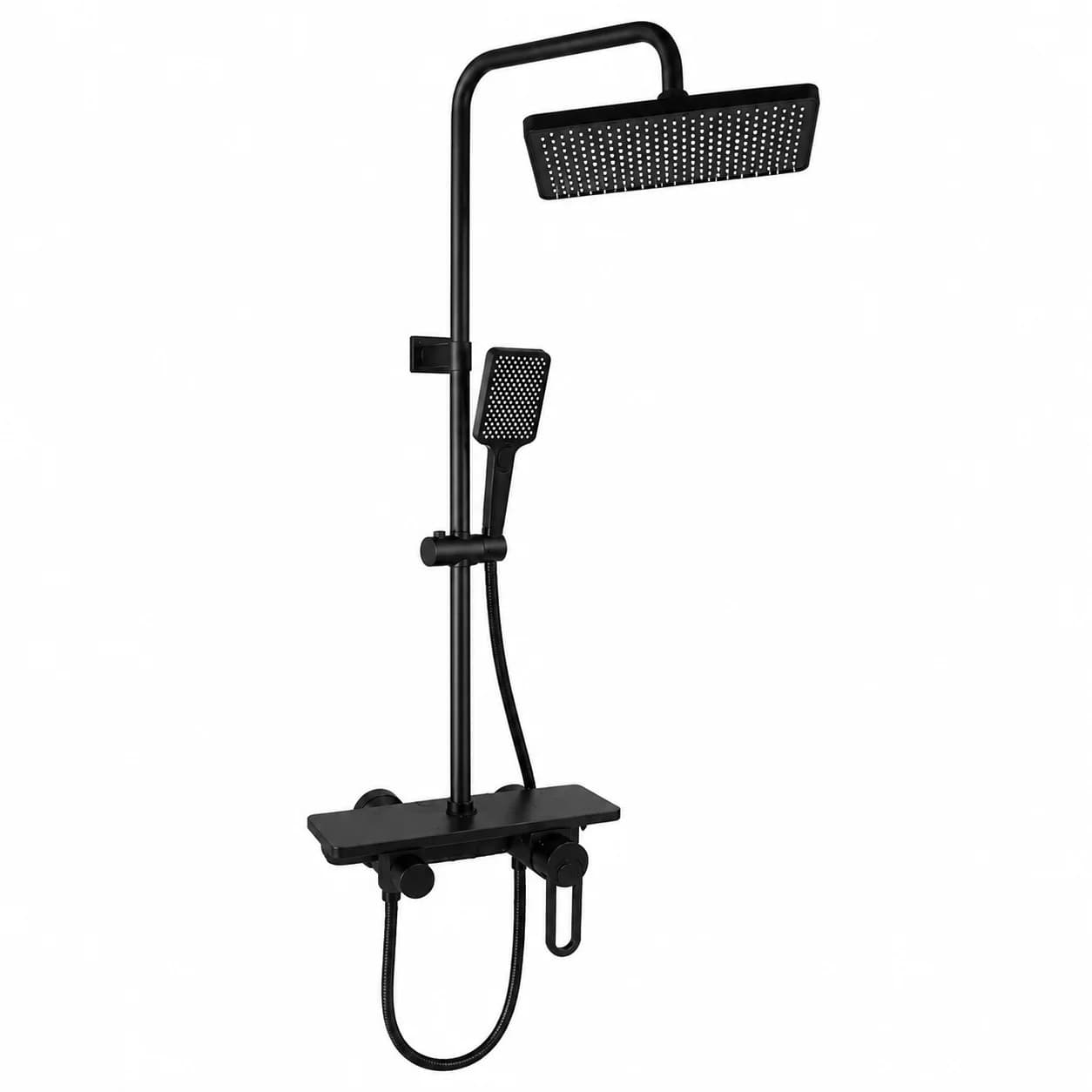Змішувач для ванної кімнати Shower Set AND YLN16001H • Душова система з верхнім душем, ручною лійкою та стійкою — 2