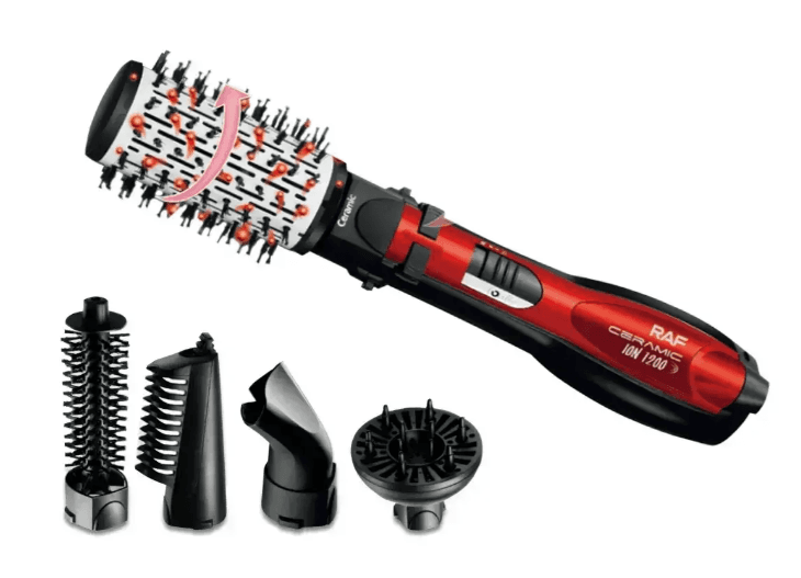 Фен-щітка для волосся Rotative Brush RAF R416 ∙ Брашинг для укладання волосся з насадками 5 в 1, 1200Вт — 5