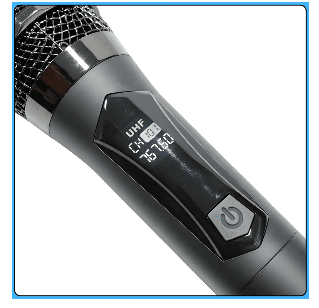Бездротові мікрофони UHF TTD-M12 ∙ Караоке-система UHF TTD-M12 на два мікрофони — 4
