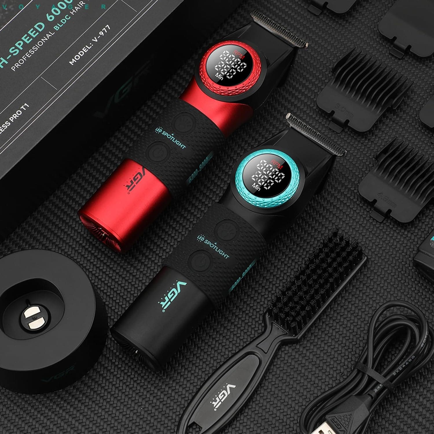 Машинка для стрижки VGR V-001 для стрижки волосся ∙ Професійна та зручна машинка VGR V-001 — 3