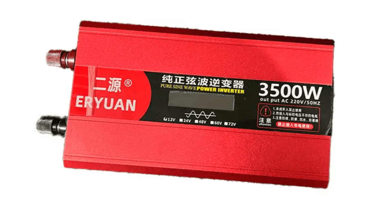 Інвертор для автомобільних акумуляторів ERYUAN 12V → 220V 3500W ∙ Перетворювач напруги інвертор з LCD дисплеєм Eryuan 12-220V 3500W — 4