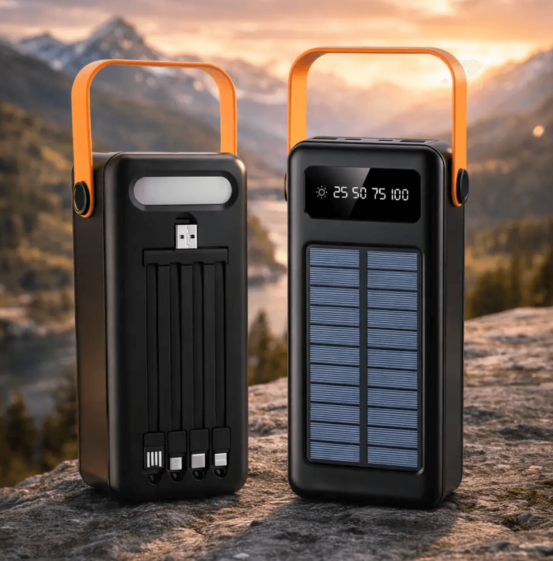 Power Bank SOLAR YM-636CX з ліхтариком ∙ Портативний акумулятор YM-636C на сонячній батареї — 2