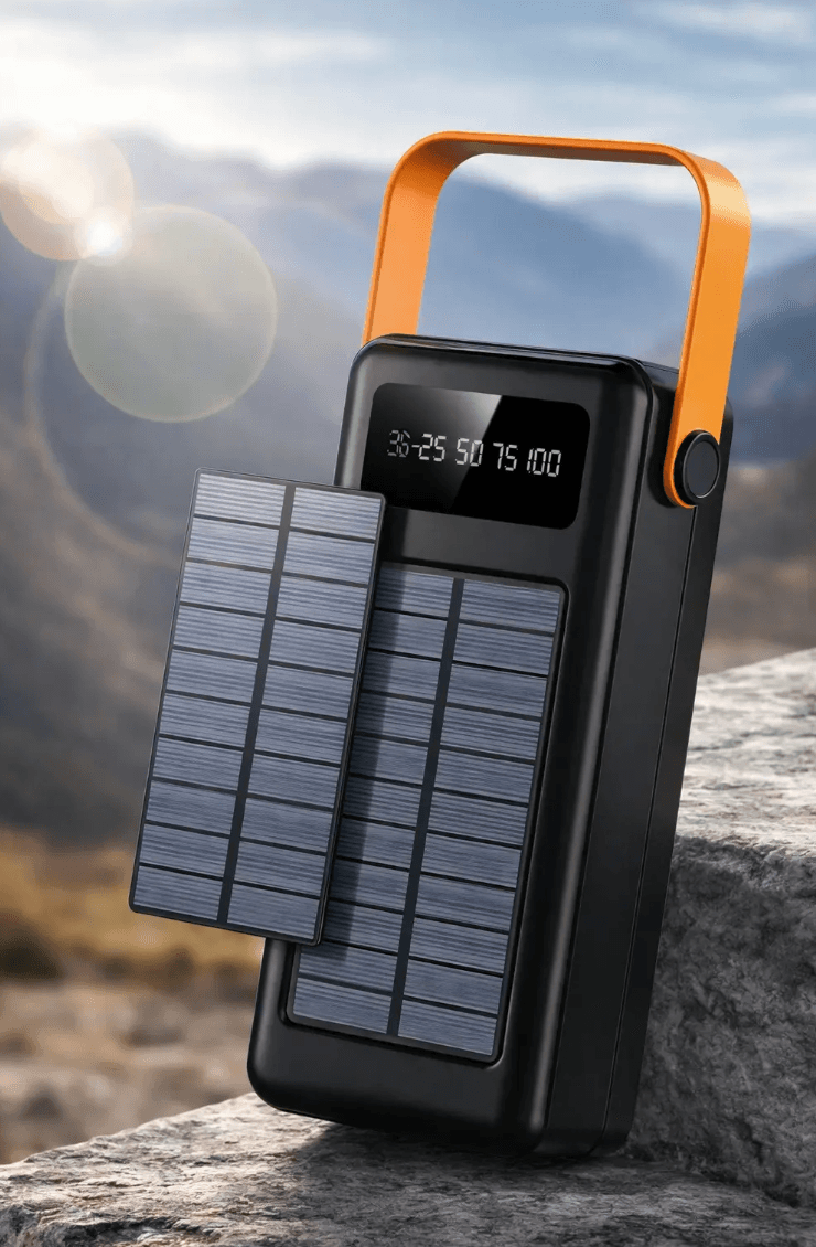 Power Bank SOLAR YM-636CX з ліхтариком ∙ Портативний акумулятор YM-636C на сонячній батареї — 4