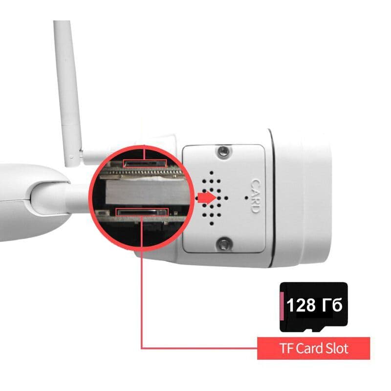 Wifi камера відеоспостереження бездротова вулична 2 Мп, HD 1080P Zlink Q57, додаток CamHI — 6