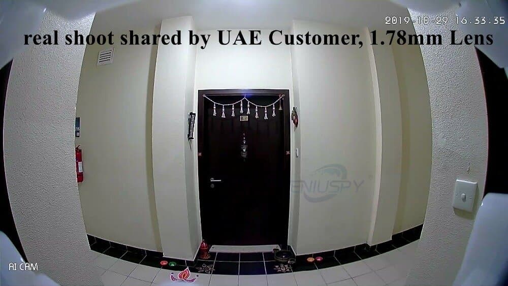 Відеоглазок wifi бездротовий з датчиком руху і записом Geniuspy D178, 2 Мп, 1080P, додаток для Android і IOS — 5