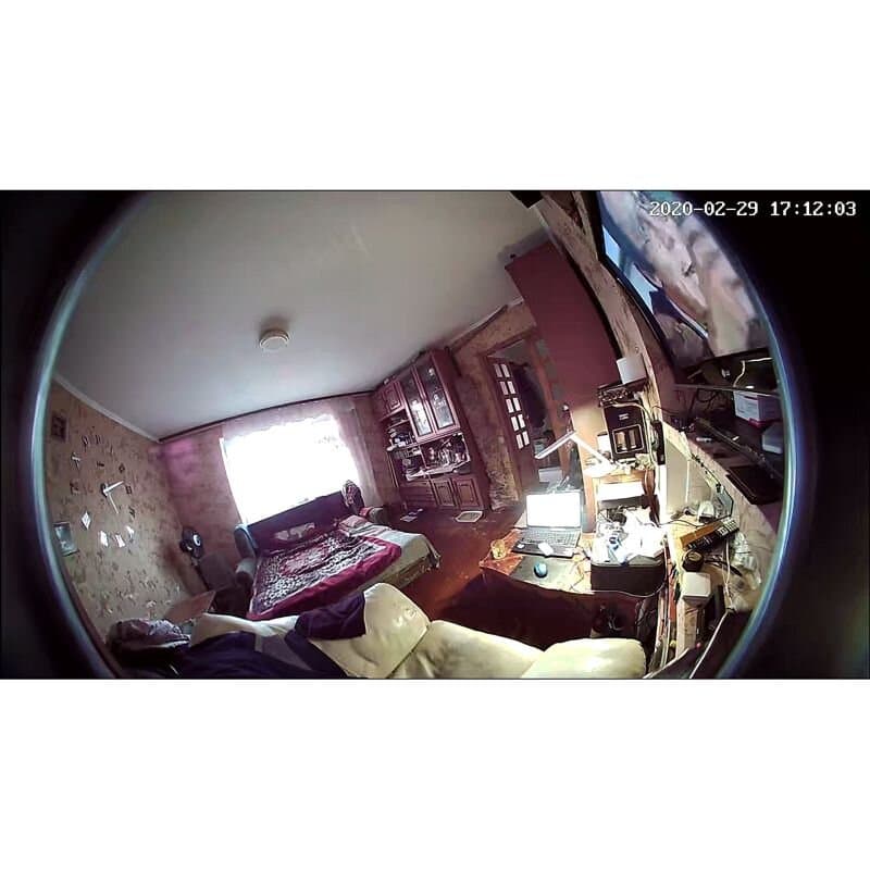 Відеоглазок wifi з датчиком руху, підсвічуванням і записом HQCam 405B, 2 Мп, сріблястий — 6