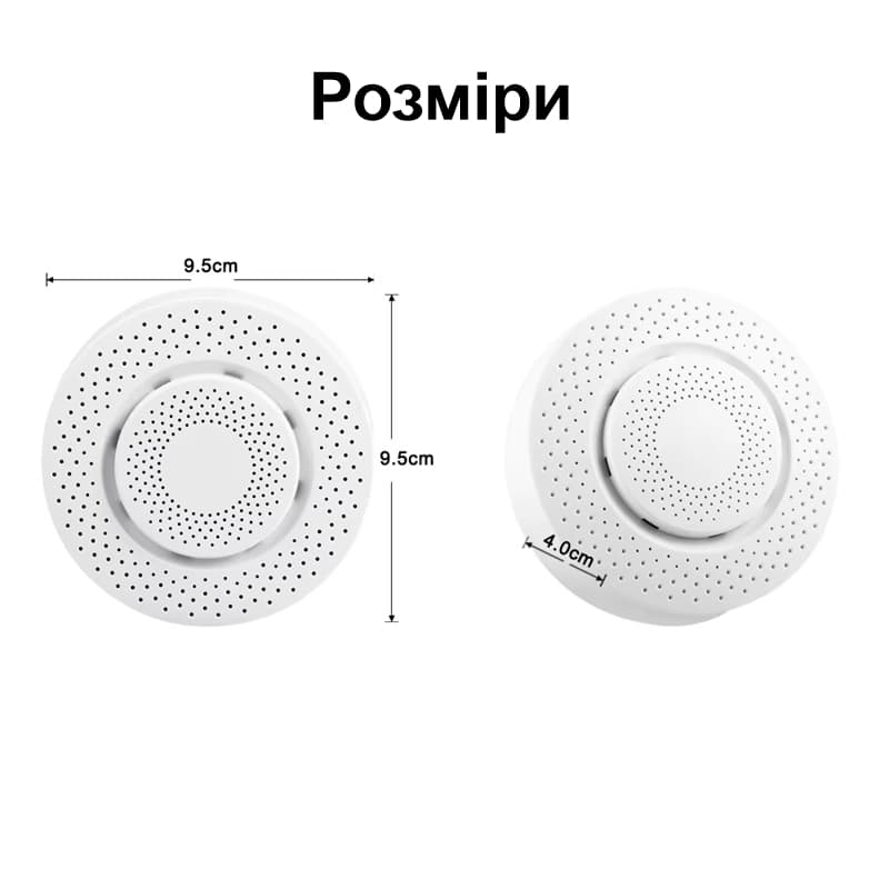 Wifi датчик аналізатор якості повітря за 5 параметрами Smart air box 01-Z, Tuya smart life app — 5