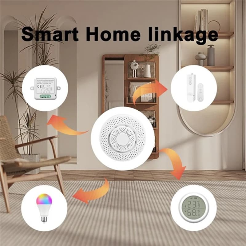 Wifi датчик аналізатор якості повітря за 5 параметрами Smart air box 01-Z, Tuya smart life app — 7