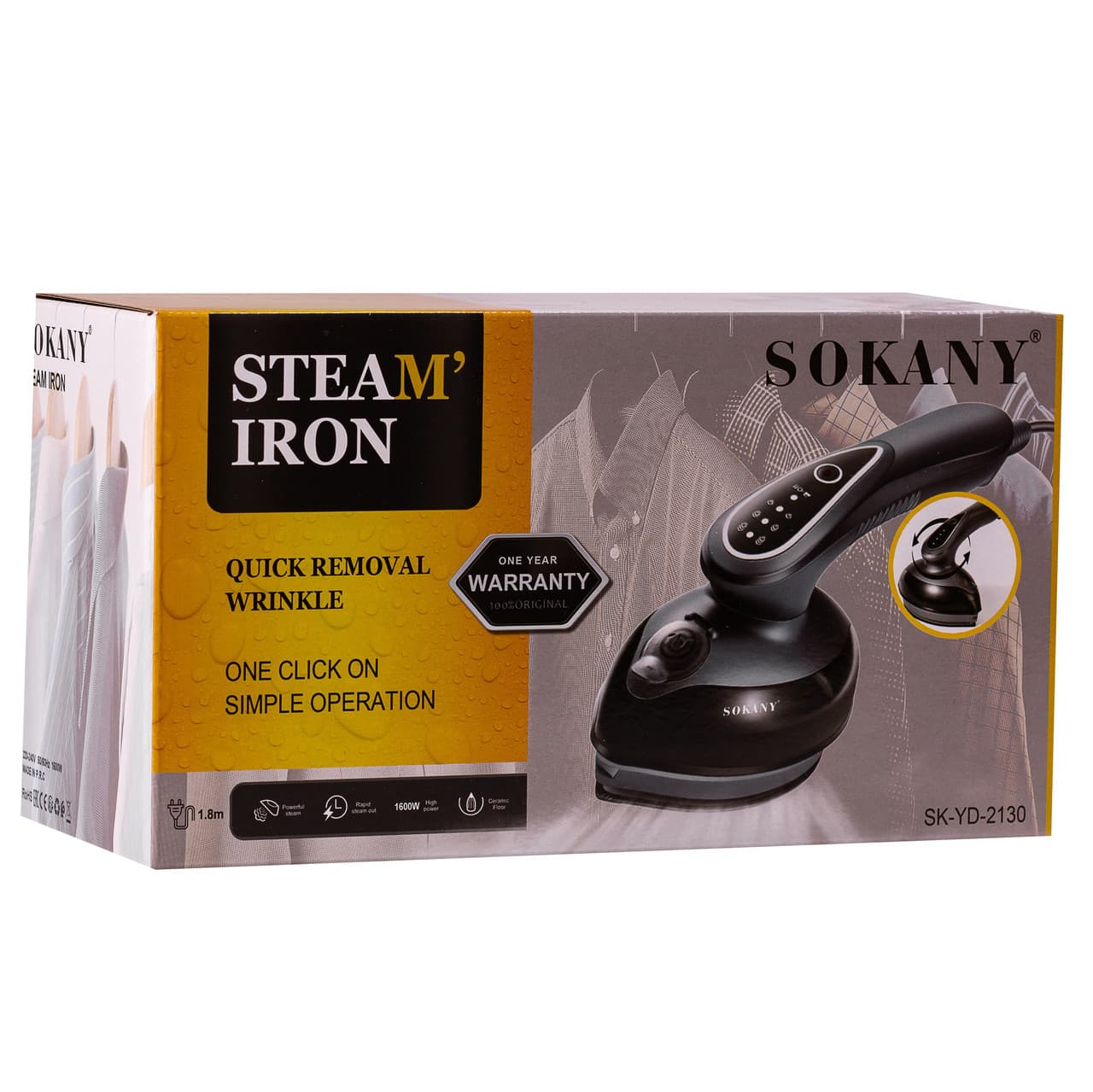 Отпариватель ручной Sokany SKYD2130B 1600 Вт — 7