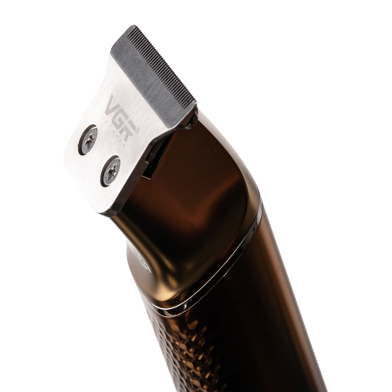 Триммер для стрижки VGR с насадками и USB, золото HP-V-986 — 4
