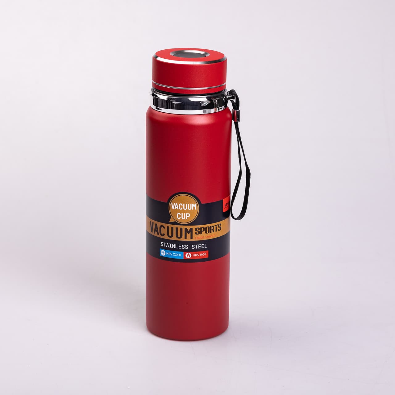 Термос Vacuum Sports з датчиком температури 1 л червоний HP-14-30R — 2