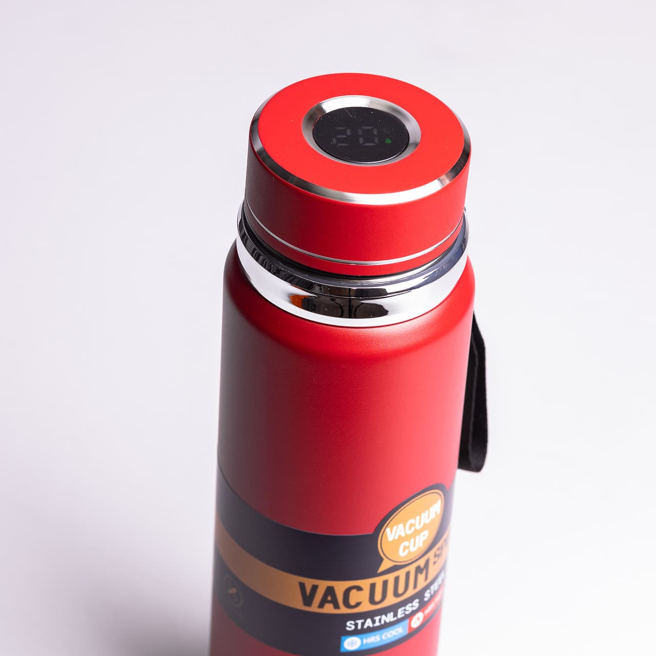 Термос Vacuum Sports з датчиком температури 1 л червоний HP-14-30R — 5