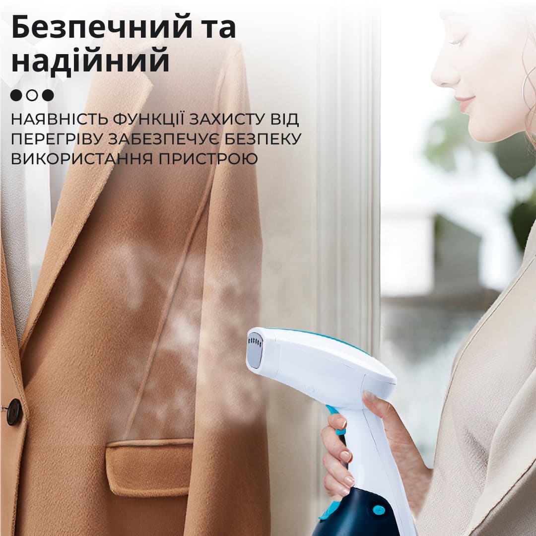 Ручной отпариватель для одежды SOKANY 250 мл Темно-синий Lugi AJ2205BL — 5