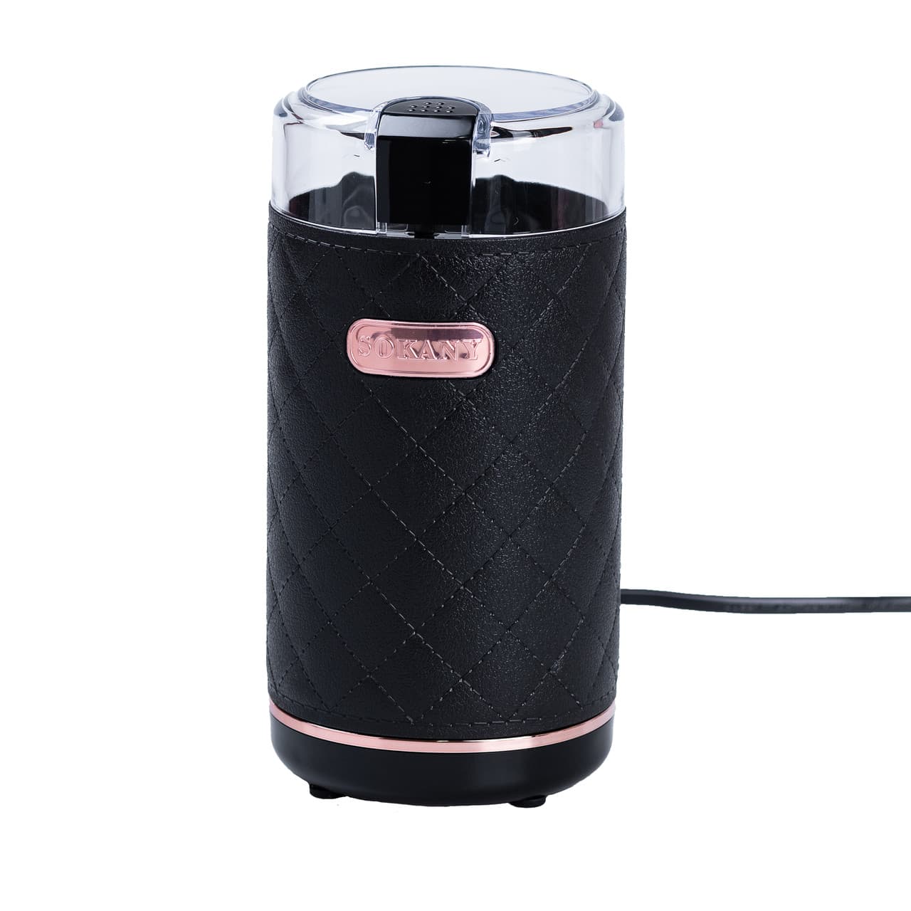 Кофемолка электрическая Sokany 150 Вт Черная Lugi SK-3027B — 4