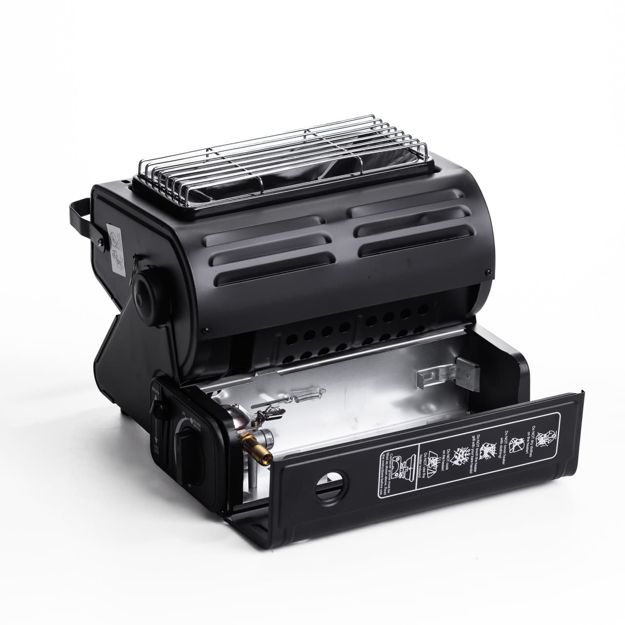 Обогреватель-плита туристическая газовая HP-DS3-8 1300 Вт черная газовая плита настольная — 5