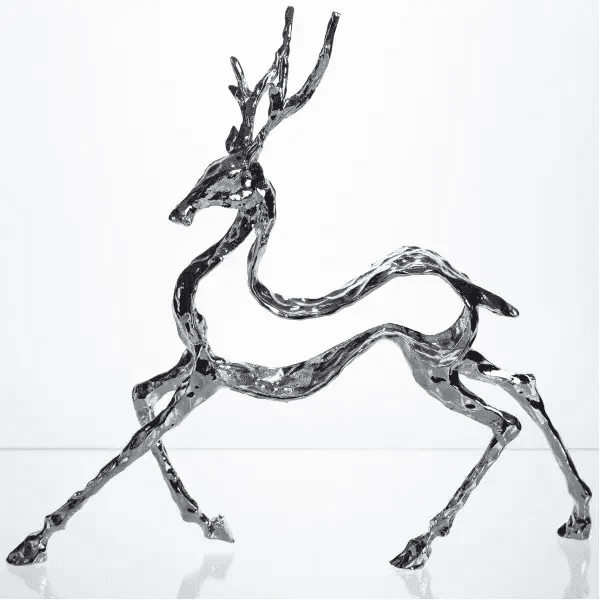 Декоративна фігурка Reindeer 30х8х29 см металева HP-7-9 — 4