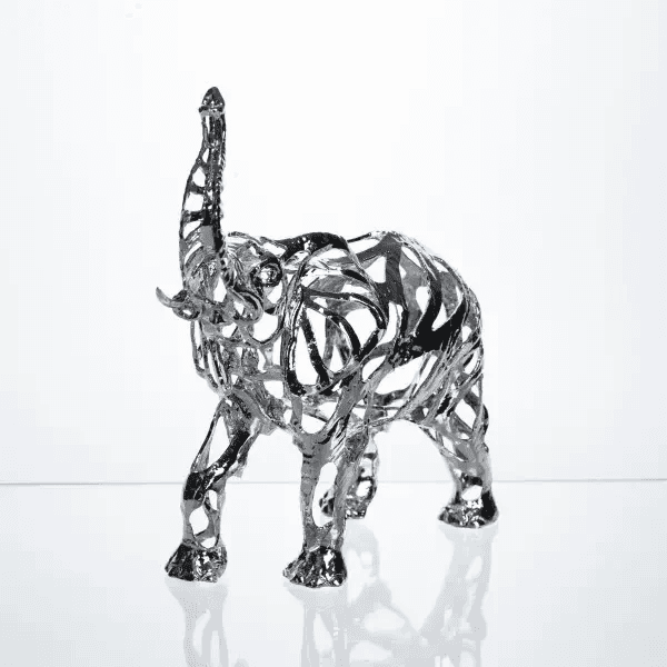 Декоративна фігурка Elephant 25х10х25 см металева HP-7-10