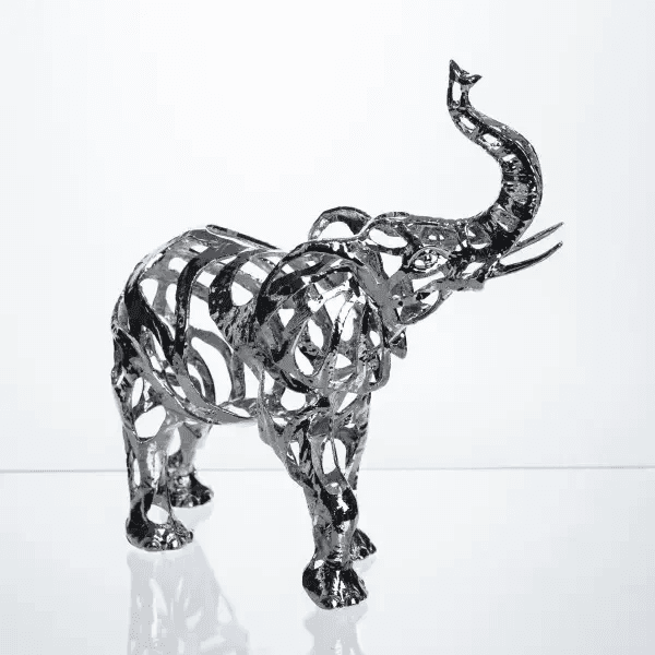 Декоративна фігурка Elephant 25х10х25 см металева HP-7-10 — 3