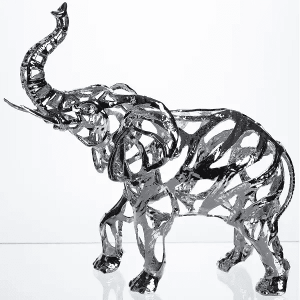 Декоративна фігурка Elephant 25х10х25 см металева HP-7-10 — 5