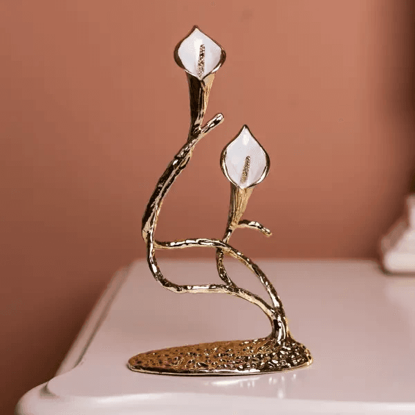 Декоративная фигурка Calla Lilies 14х8х25 см металлическая HP-7-19 — 2