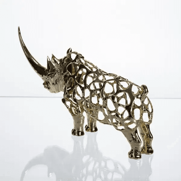 Декоративная фигурка Rhinoceros 23х6х10 см металлическая HP-7-22 — 2