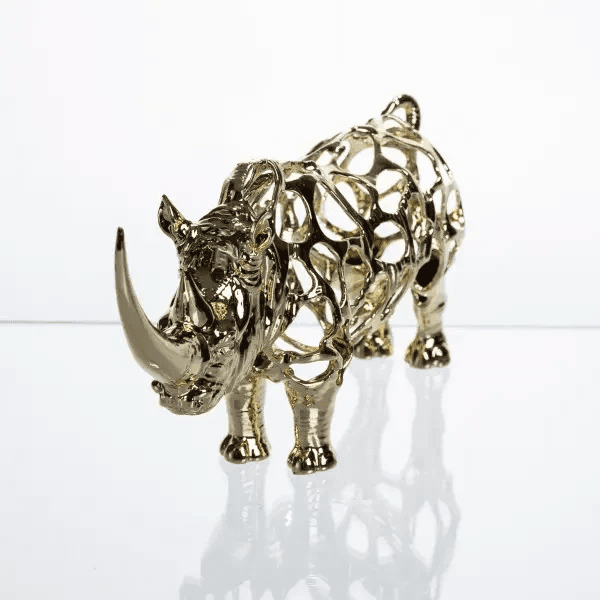 Декоративная фигурка Rhinoceros 23х6х10 см металлическая HP-7-22 — 3