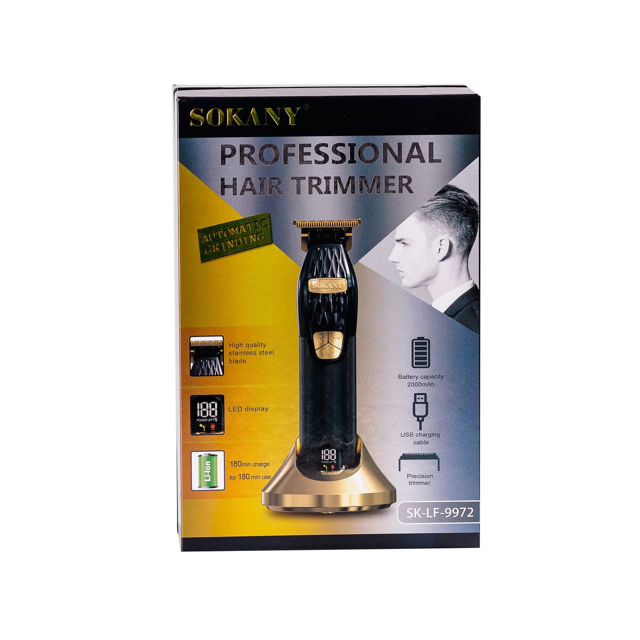 Триммер для стрижки Sokany с LED дисплеем SKLF9972 — 8