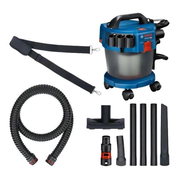 Акумуляторний будівельний пилосос Bosch GAS 18V-10 L 18 В, сухе та вологе прибирання, без АКБ і ЗП — 10