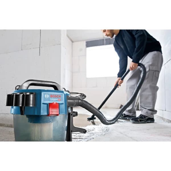 Акумуляторний будівельний пилосос Bosch GAS 18V-10 L 18 В, сухе та вологе прибирання, без АКБ і ЗП — 4