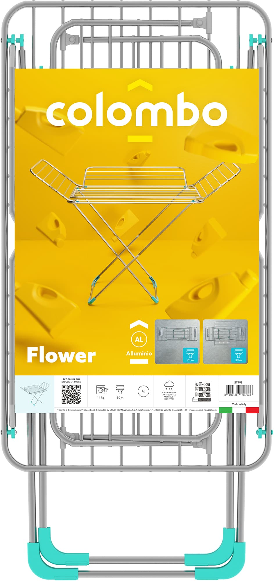 Сушарка для білизни підлогова Colombo Flower (ST798) — 2