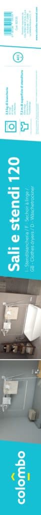 Сушарка для білизни настінна Colombo Sali E Stendi 120 (SG120) — 2