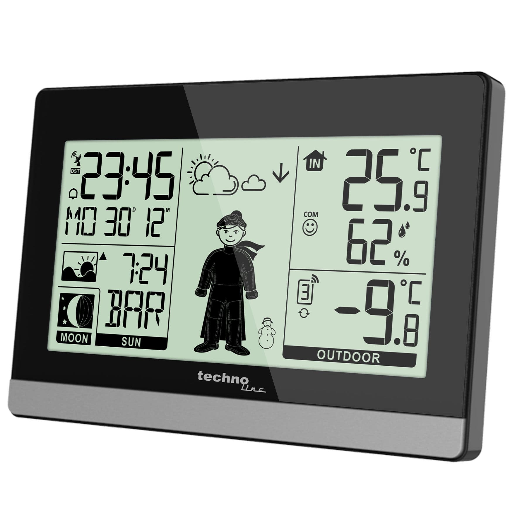 Метеостанція Technoline WS9612 Black (WS9612) — 6