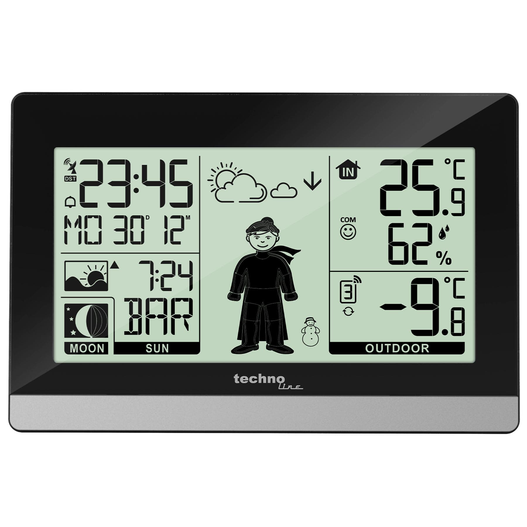 Метеостанція Technoline WS9612 Black (WS9612) — 8