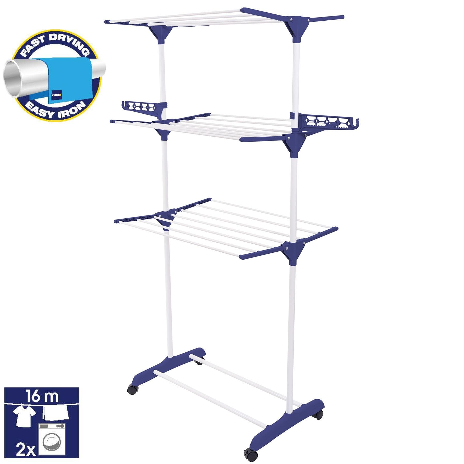 Сушарка для білизни підлогова Casa Si Peak White (CS92188H001) — 7