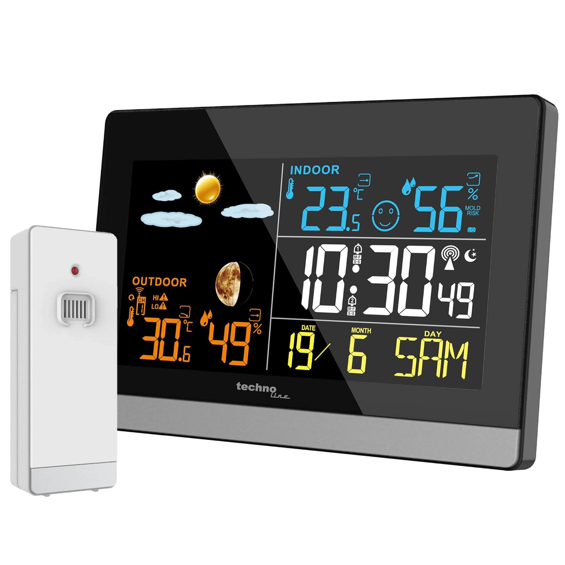 Метеостанція Technoline WS6455 Black/Silver (WS6455) — 6