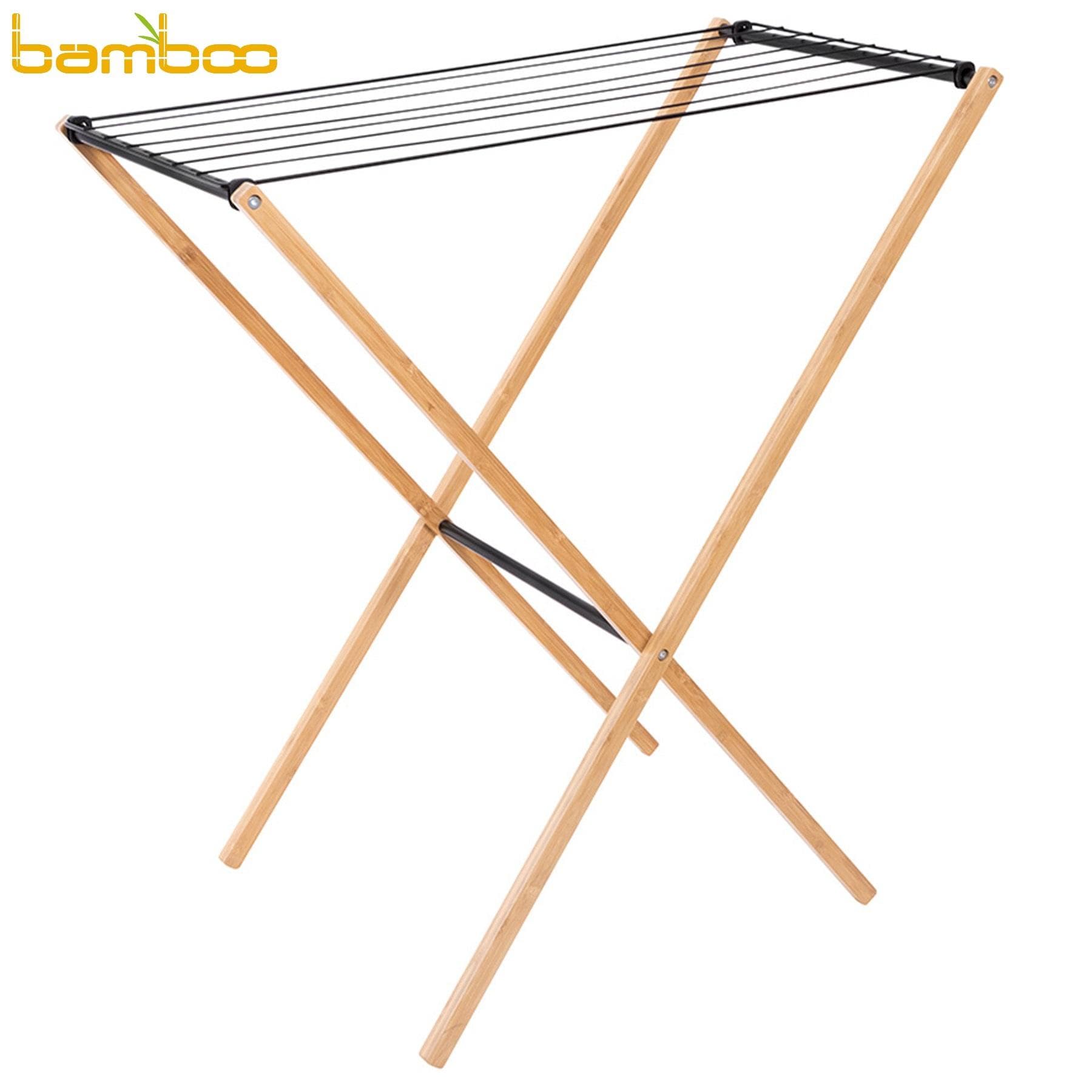 Сушарка для білизни підлогова Casa Si Bamboo Dryer S Braun (CS92303W06) — 10